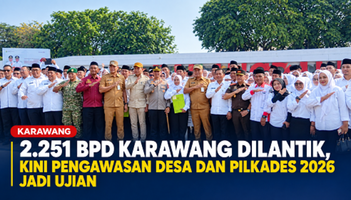 2.251 BPD Karawang Dilantik, Pilkades 2026 Jadi Ujian Pertama